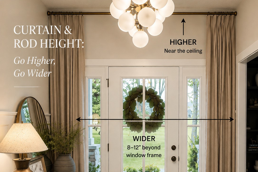 How High Should Your Curtains Go?